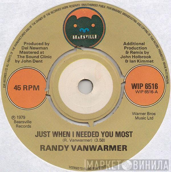 Randy Vanwarmer - Just When I Needed You Most