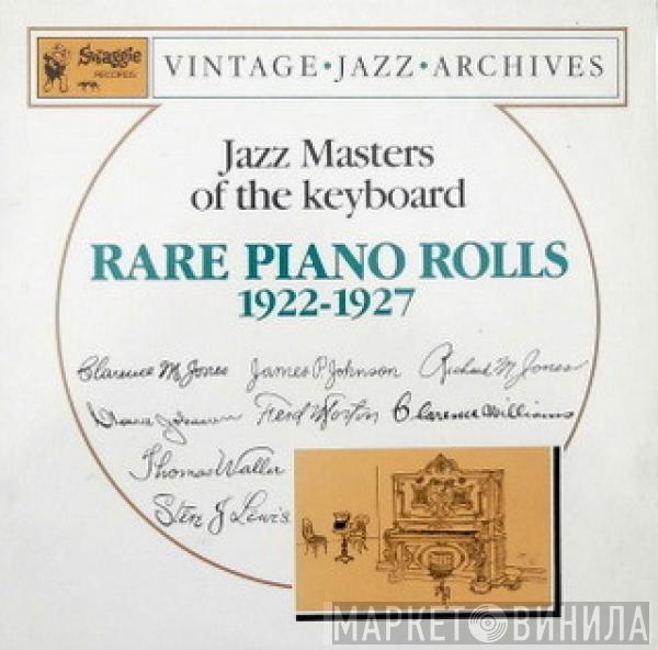  - Rare Piano Rolls 1922 - 1927