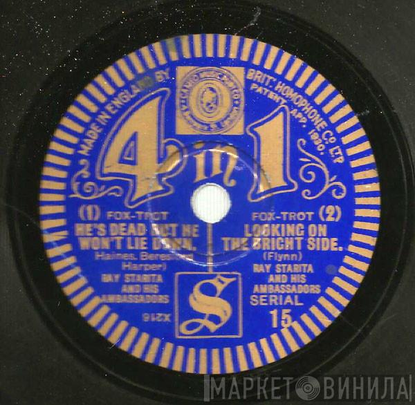 Ray Starita And His Ambassadors Band, Zicano's Accordeon Band - He's Dead But He Won't Lie Down / Looking On The Bright Side / Let's All Sing Like The Birdies Sing / Cheer-I-Eer-I-O