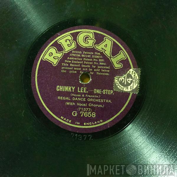 Regal Dance Orchestra - Chinky Lee / Sweet And Low