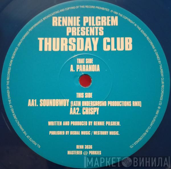 Rennie Pilgrem, Thursday Club - Paranoia