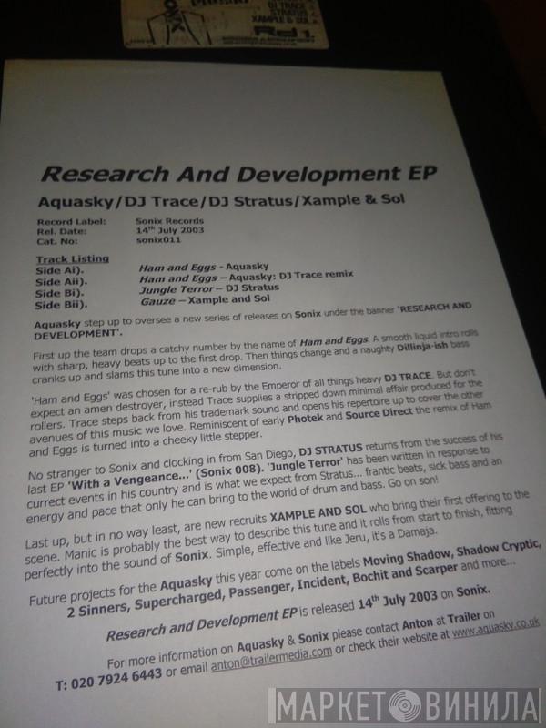  - Research & Development Part 1