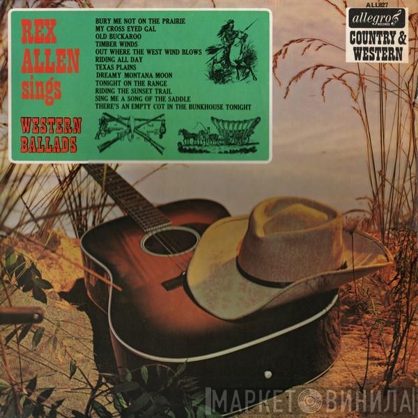 Rex Allen - Rex Allen Sings Western Ballads