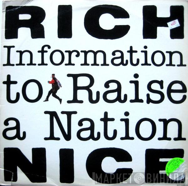 Rich Nice - Information To Raise A Nation
