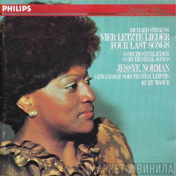 Richard Strauss, Jessye Norman, Gewandhausorchester Leipzig, Kurt Masur - Vier Letzte Lieder • Four Last Songs / 6 Orchesterlieder • 6 Orchestral Songs