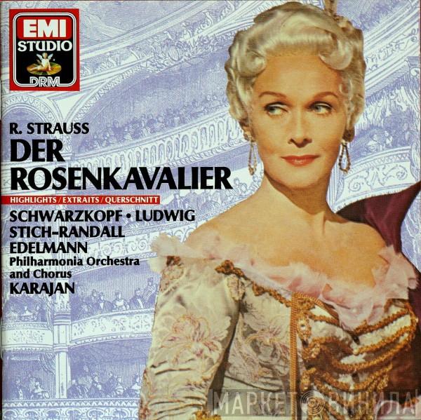Richard Strauss, Elisabeth Schwarzkopf, Christa Ludwig, Teresa Stich-Randall, Otto Edelmann, Philharmonia Orchestra, Philharmonia Chorus, Herbert von Karajan - Der Rosenkavalier Highlights