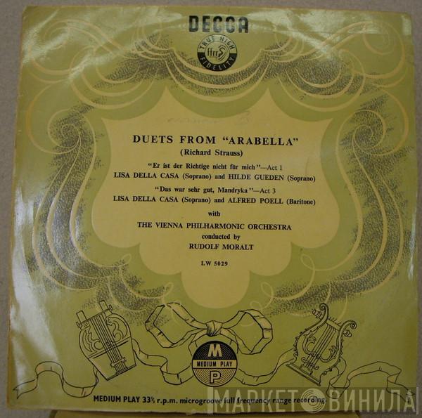 , Richard Strauss , Lisa Della Casa , Hilde Güden , Alfred Poell , Wiener Philharmoniker  Rudolf Moralt  - Duetts From “Arabella“
