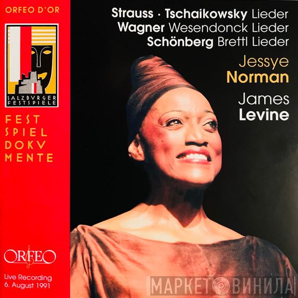 , Richard Strauss , Pyotr Ilyich Tchaikovsky , Richard Wagner , Arnold Schoenberg , Jessye Norman  James Levine   - Lieder, Wesendonck Lieder, Brettl Lieder