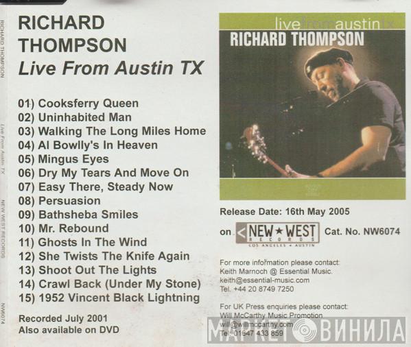 Richard Thompson - Live From Austin TX