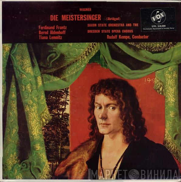 , Richard Wagner , Ferdinand Frantz , Bernd Aldenhoff , Tiana Lemnitz And Staatskapelle Dresden , Chor der Staatsoper Dresden  Rudolf Kempe  - Die Meistersinger (Abridged)