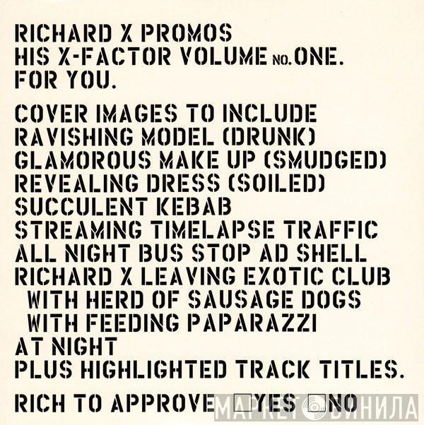 Richard X - Promos His X-Factor Vol. 1