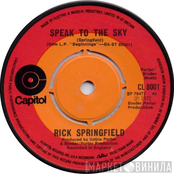 Rick Springfield - Speak To The Sky