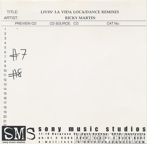  Ricky Martin  - Livin' La Vida Loca/Dance Remixes