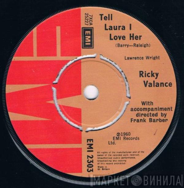 Ricky Valance - Tell Laura I Love Her