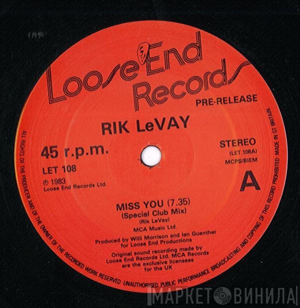 Rik Le Vay - Miss You