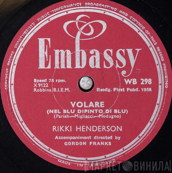  Rikki Henderson  - Volare (Nel Blu Dipinto Di Blu) / Devotion