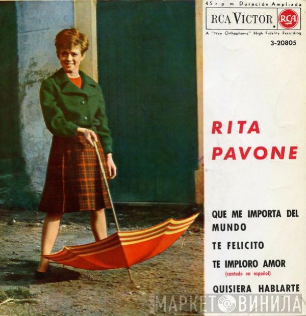 Rita Pavone - Que Me Importa Del Mundo