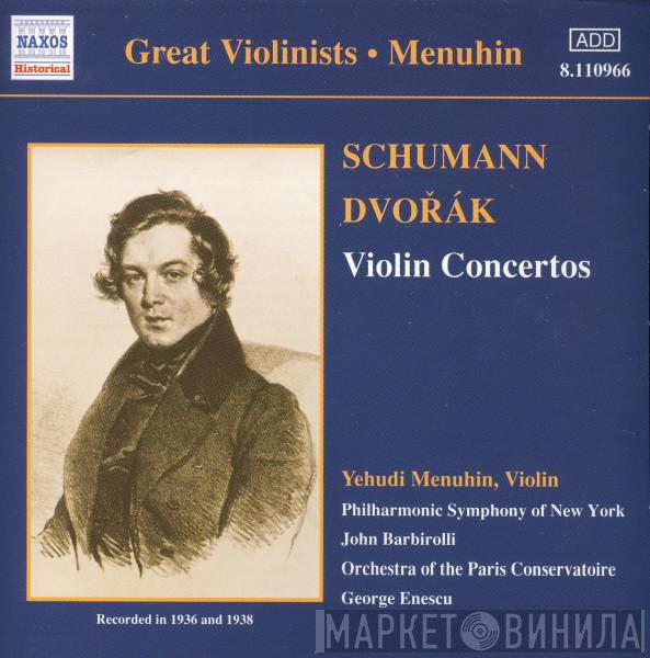Robert Schumann, Antonín Dvořák, Yehudi Menuhin - Violin Concertos