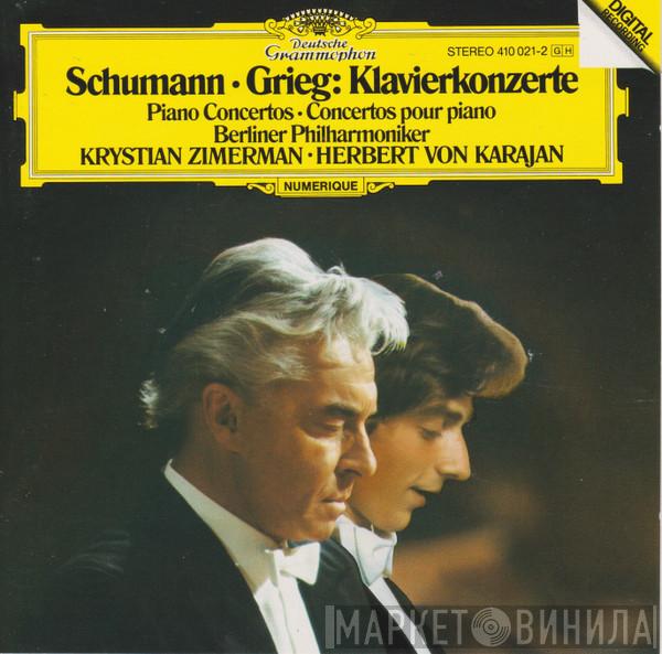 - Robert Schumann - Edvard Grieg , Berliner Philharmoniker , Krystian Zimerman  Herbert von Karajan  - Klavierkonzerte