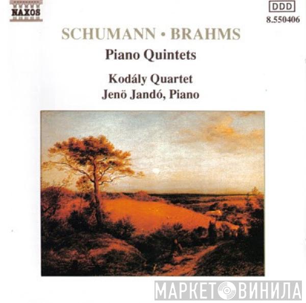 Robert Schumann, Johannes Brahms, Jenö Jandó, Kodály Quartet - Piano Quintets