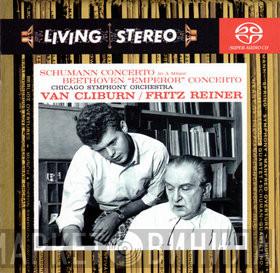 , Robert Schumann , Ludwig van Beethoven , Van Cliburn Chicago Symphony Orchestra The Chicago Symphony Orchestra  Fritz Reiner  - Schumann Concerto In A Minor - Beethoven "Emperor" Concerto