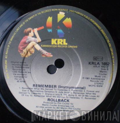 Rollback - Remember