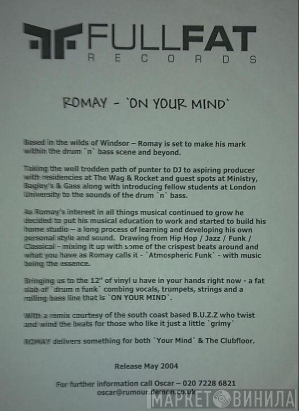 Romay - On Your Mind