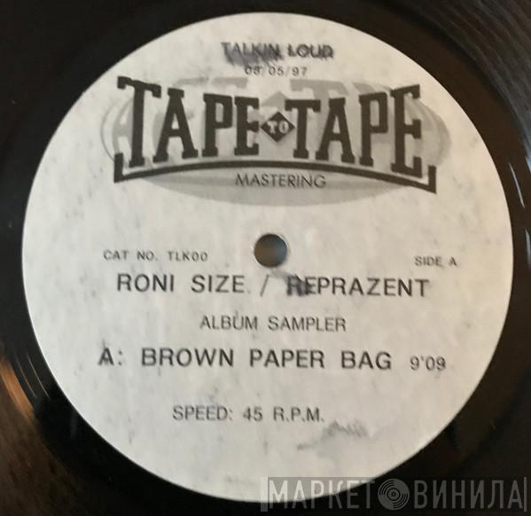  Roni Size / Reprazent  - Brown Paper Bag