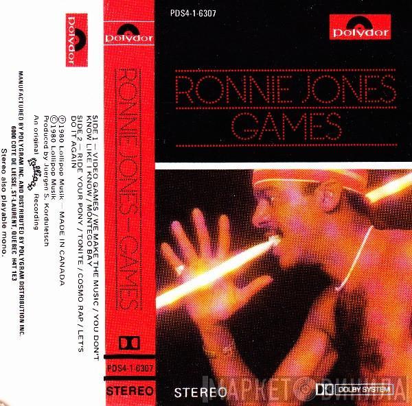  Ronnie Jones  - Games