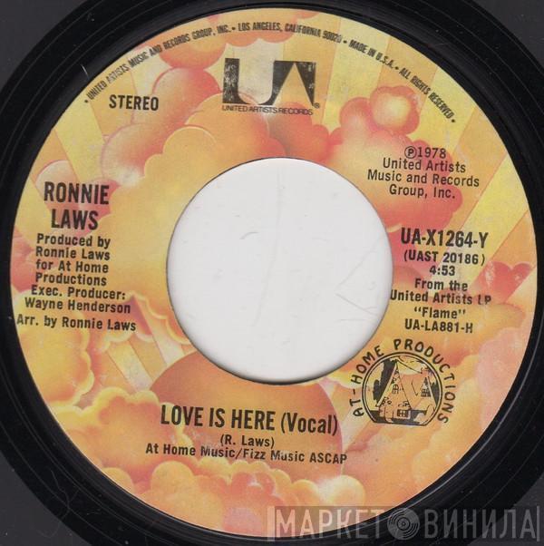  Ronnie Laws  - Love Is Here / Grace