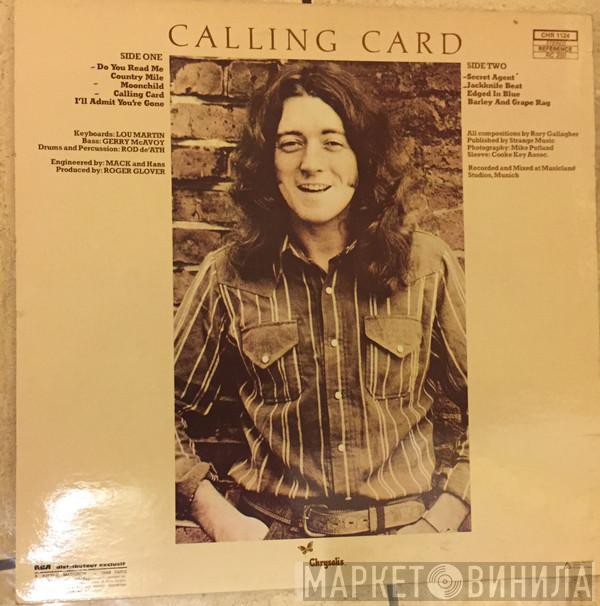  Rory Gallagher  - Calling Card