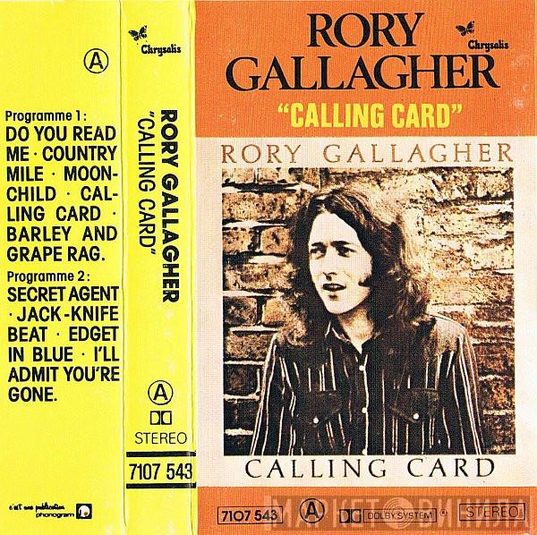  Rory Gallagher  - Calling Card