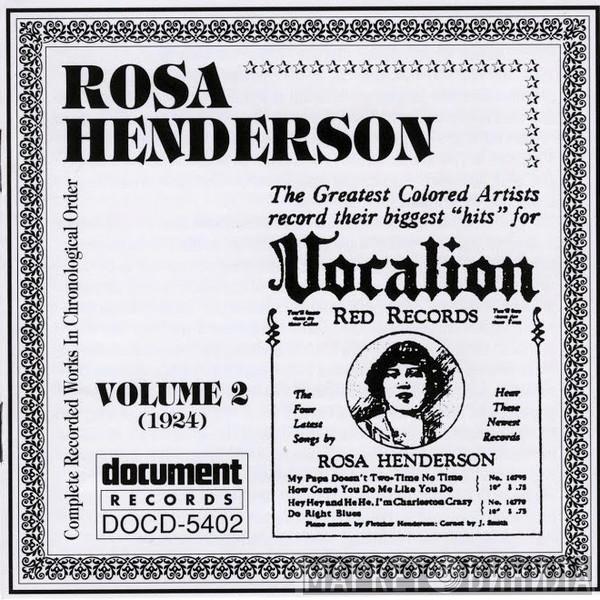 Rosa Henderson - Complete Recorded Works In Chronological Order Volume 2 (1924)