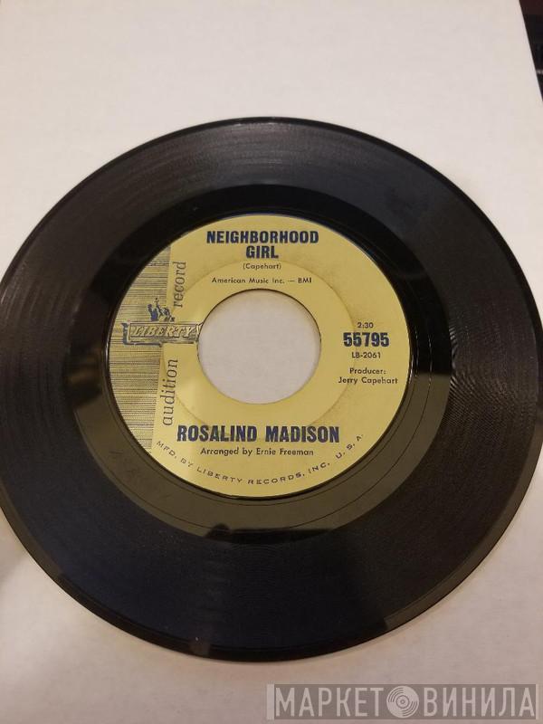  Rosalind Madison  - No Other Love / Neighborhood Girl