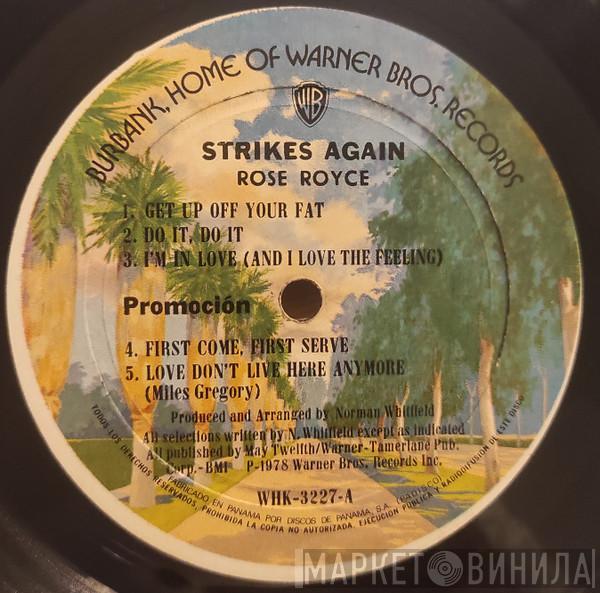  Rose Royce  - Strikes Again