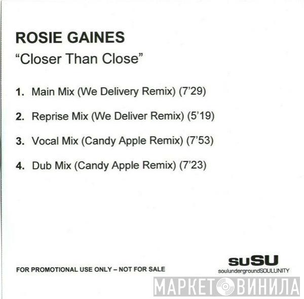  Rosie Gaines  - Closer Than Close