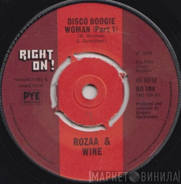  Rozaa & Wine  - Disco Boogie Woman Pt. I & II