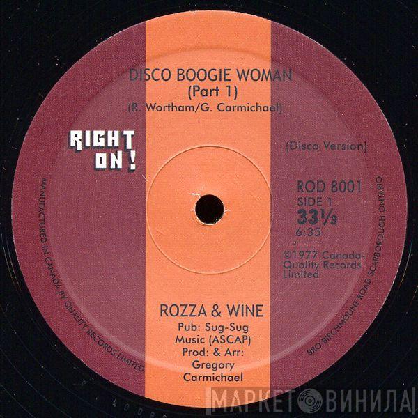  Rozaa & Wine  - Disco Boogie Woman