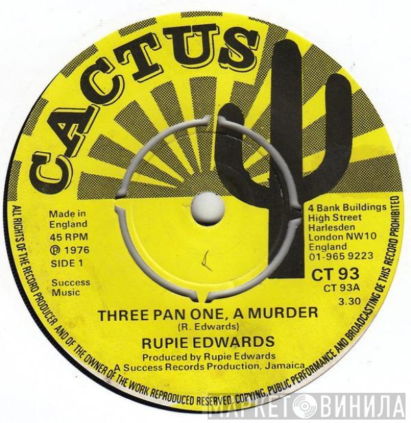 Rupie Edwards - Three Pan One, A Murder