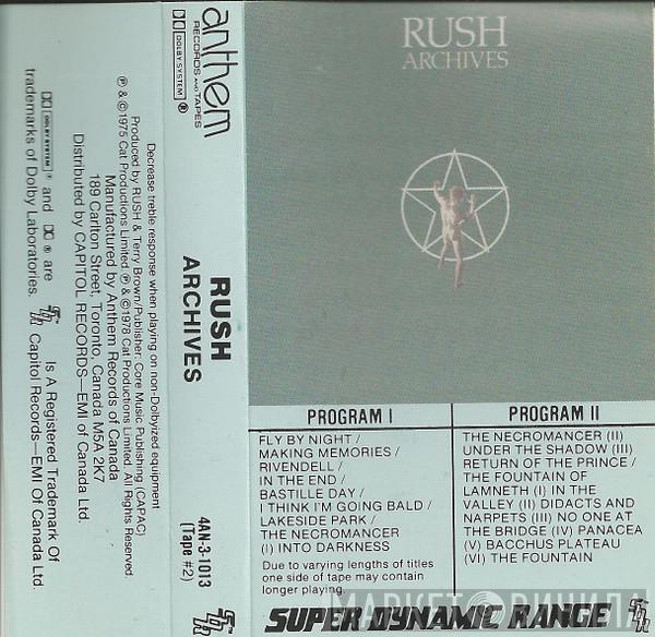  Rush  - Archives