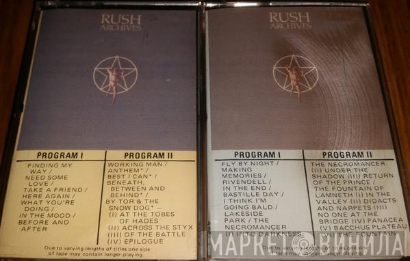  Rush  - Archives