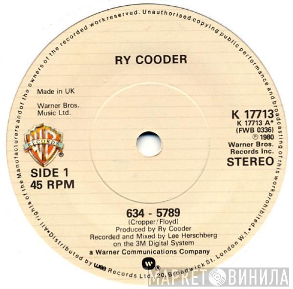 Ry Cooder - 634 - 5789