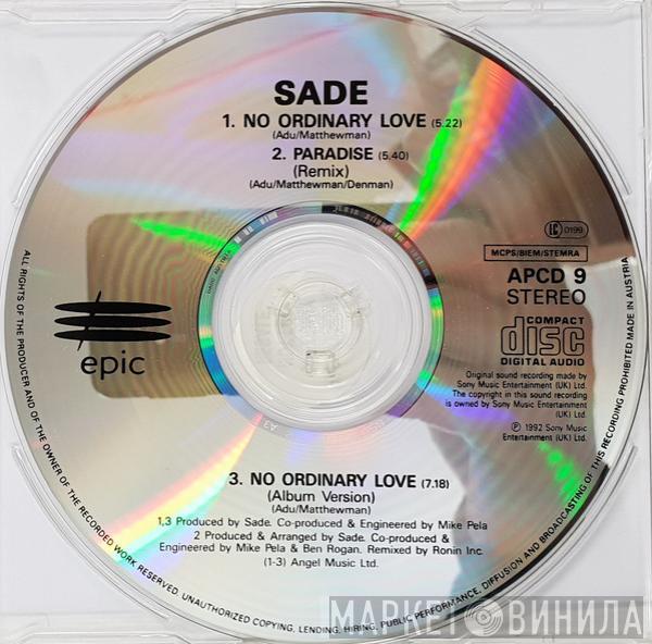  Sade  - No Ordinary Love