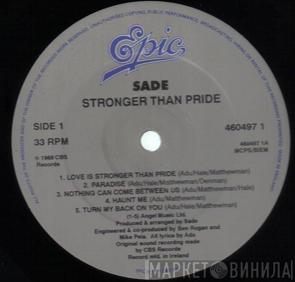  Sade  - Stronger Than Pride