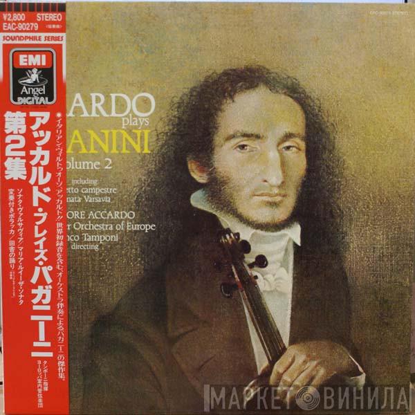 , Salvatore Accardo , The Chamber Orchestra Of Europe  Franco Tamponi  - Accardo Plays Paganini Volume 2