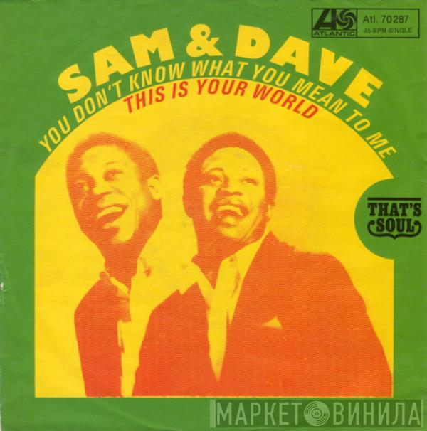 Sam & Dave - You Don't Know What You Mean To Me / This Is Your World