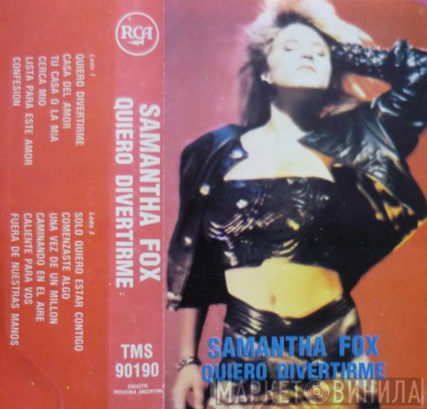  Samantha Fox  - Quiero Divertirme