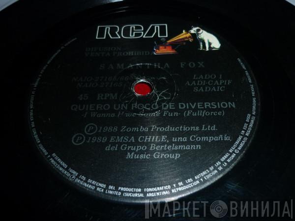  Samantha Fox  - Quiero Un Poco De Diversion = I Wanna Have Some Fun