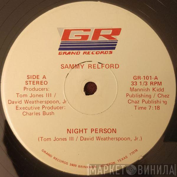  Sammy Relford  - Night Person