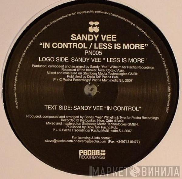 Sandy Vee - In Control / Less Is More